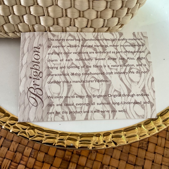 Beautiful Brighton Woven Straw Bag - Picture 8 of 9